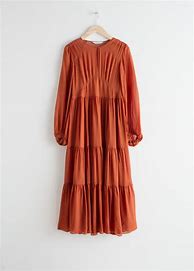 Image result for Tiered Long Sleeve Maxi Dress
