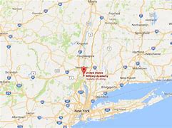 Image result for West Point Military Academy Location On Map