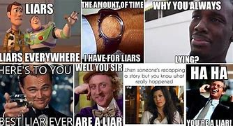 Image result for In a Life Full of Lies Meme