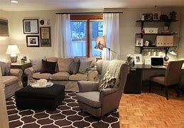 Image result for Living Room with Computer Desk Layout Ideas