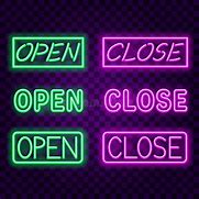 Image result for Slide to Open Signage Yellow