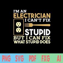 Image result for Funny Electrician SVG