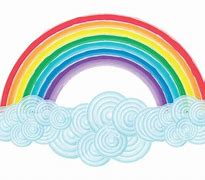Image result for Rainbow On Cloud Art