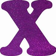 Image result for Letter X Yellow Glitter