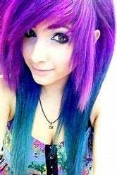 Image result for Emo Galaxy Hair