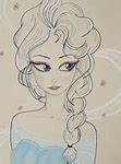 Image result for Frozen Queen Elsa Drawing