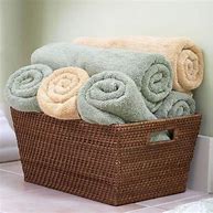 Image result for Bathroom Towel Storage Baskets
