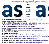 Image result for As Well as Phrase