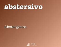 Image result for abstersivo