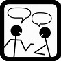 Image result for Two-Person Talking Clip Art