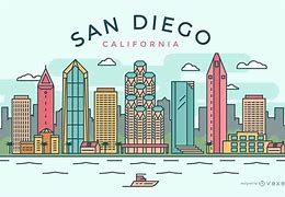 Image result for San Diego Cityscape Clip Art