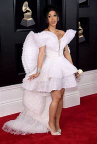 Image result for Cardi B Grammy Dress