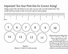 Image result for Costco Ring Size Chart