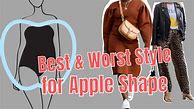 Image result for Apple Shaped Body Fashion
