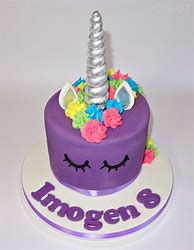 Image result for Purple Unicorn Cake