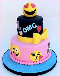 Image result for Emoji Birthday Cakes for Girls 10