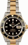 Image result for Rolex Submariner Black and Gold Watch New