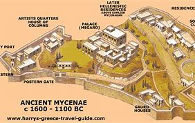 Image result for Mycenae Greece Map