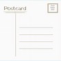 Image result for Post Office Postcard Template 4X6