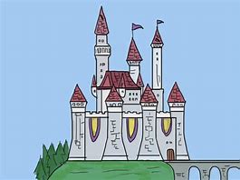 Image result for Medieval Castle Drawing Easy
