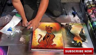 Image result for Scooby Doo Spray-Paint Art