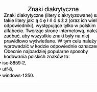 Image result for co_to_za_znaki_diakrytyczne