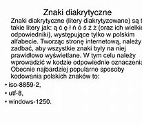 Image result for co_to_znaczy_znaki_diakrytyczne