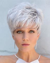Image result for Platinum Color in Short Gray Hair