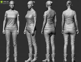 Image result for 3D Person Model All Views