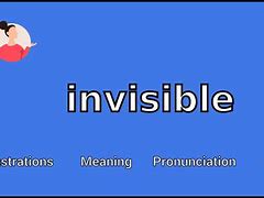 Image result for Invisible Definition