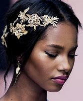 Image result for Woman Black Hair Jewelry