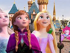 Image result for Rapunzel Anna Elsa Disney