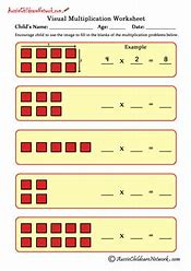 Image result for 3 Times Table Worksheet Visual