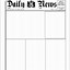 Image result for Free Newspaper Template Word