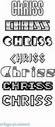 Image result for Chris Name Coloring Pages