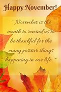 Image result for Welcome November Quotes