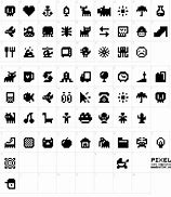 Image result for Pixel Symbol Font