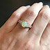 Image result for Rose Gold Opal Wedding Ring