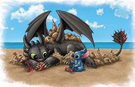 Image result for Stitch Toothless Mate