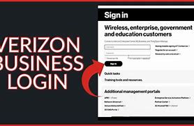 Image result for Verizon Log in Business