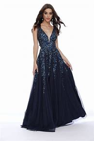 Image result for Navy Blue Cut Out Prom Dress