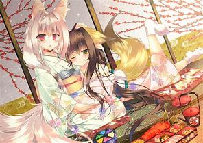 Image result for Cute Anime Fox Girl Kimono