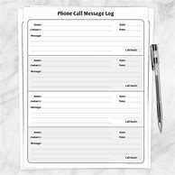 Image result for Phone Memo Print Out