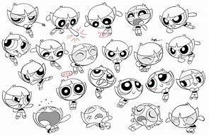 Image result for Powerpuff Girls Buttercup Face