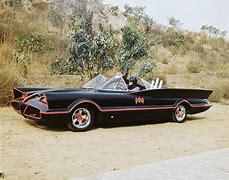 Image result for Larry Hagman in the 1966 Batmobile
