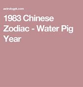 Image result for 1983 Chinese Year