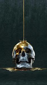 Image result for Gold Drip Skull