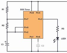 Image result for 555 Timer Astable Circuit