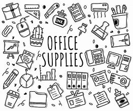 Image result for Doodles of Office Items