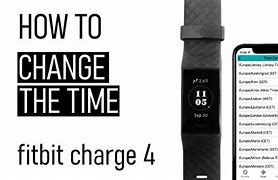 Image result for How to Set Time On Fitbit Charge